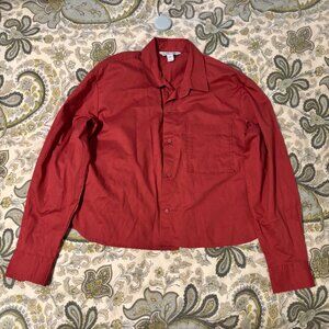 Old Navy Cropped Button Down M